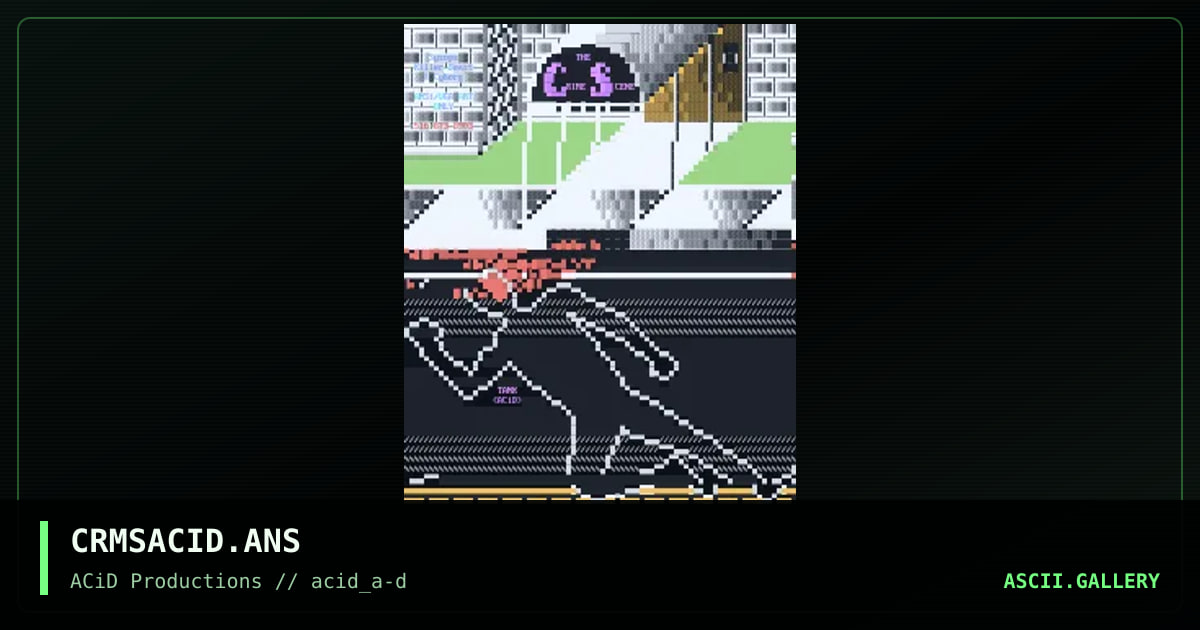 CRMSACID.ANS, by tank, 1990