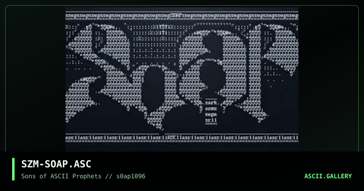 sOAPZ, by sarkazm, 1996