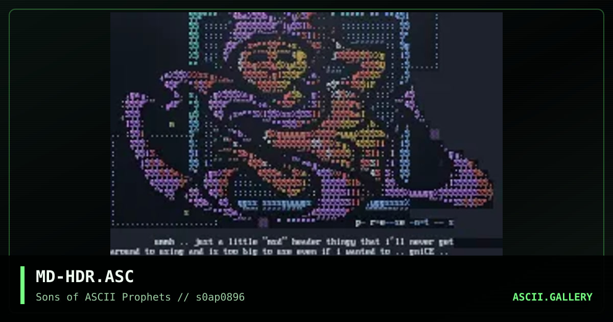 header for 'M S D'., by mr self destruct, 1996
