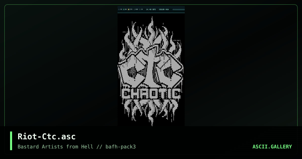 Riot-Ctc.asc, by ri0t, 2001