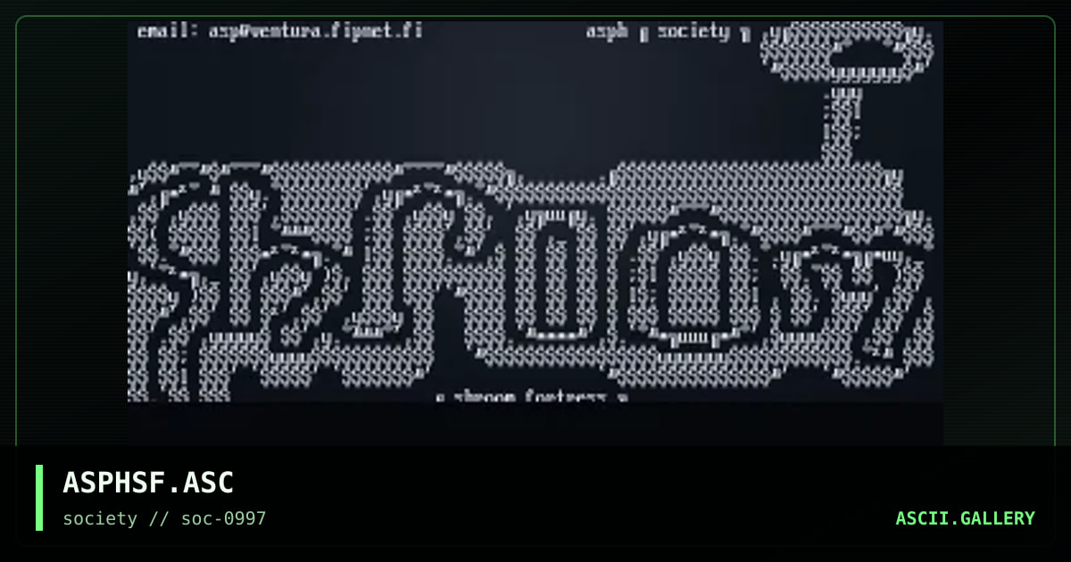 shroom fortress +o astarte, by asphynx, 1997