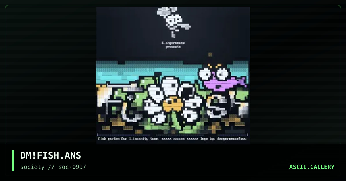 Fishes Garden, by dangermouse, 1997