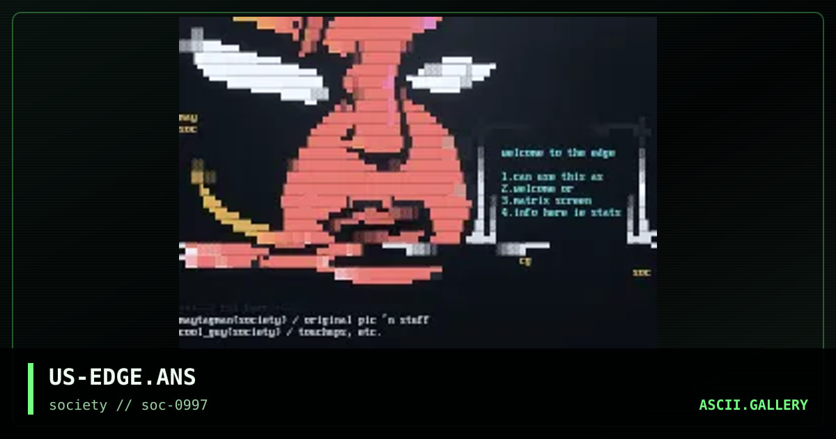 The Edge (may+cg), by maytag, cool guy, 1997