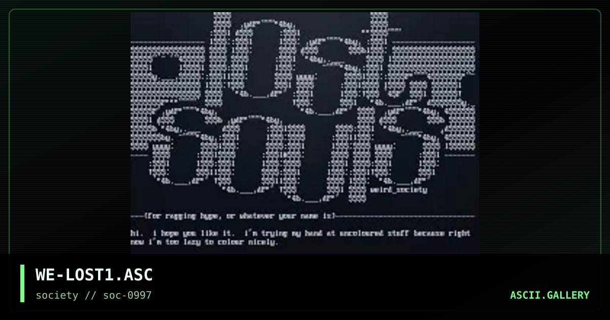 lost souls, by weird, 1997