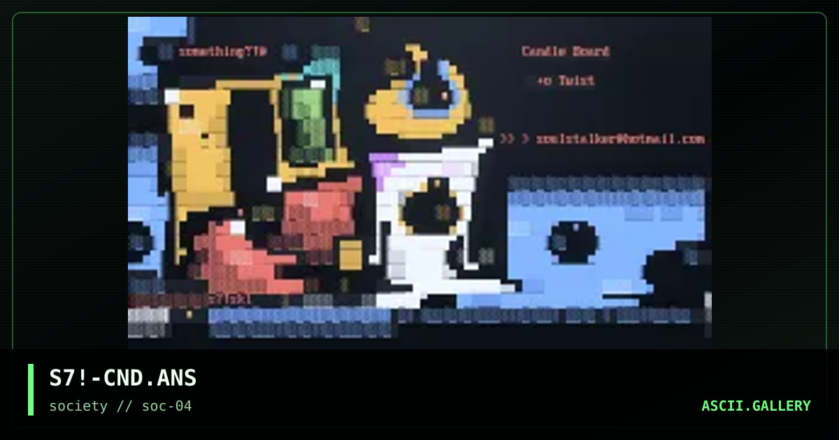 Candle BBS! rocks!, by soulstalker, 1997