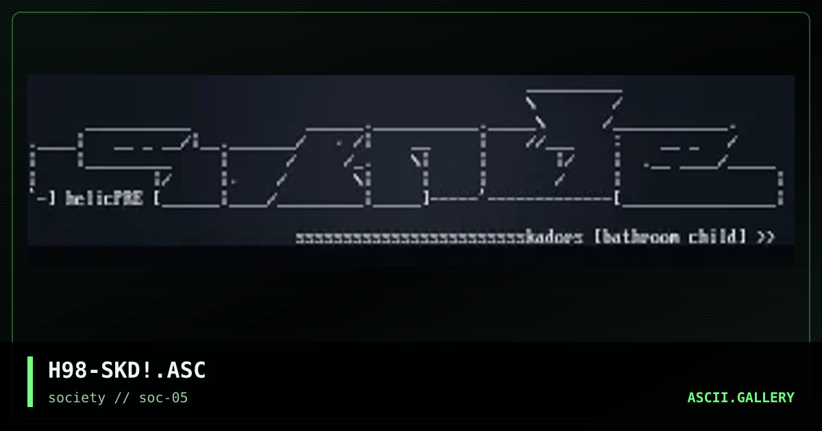 skAdors, by helicon, 1998