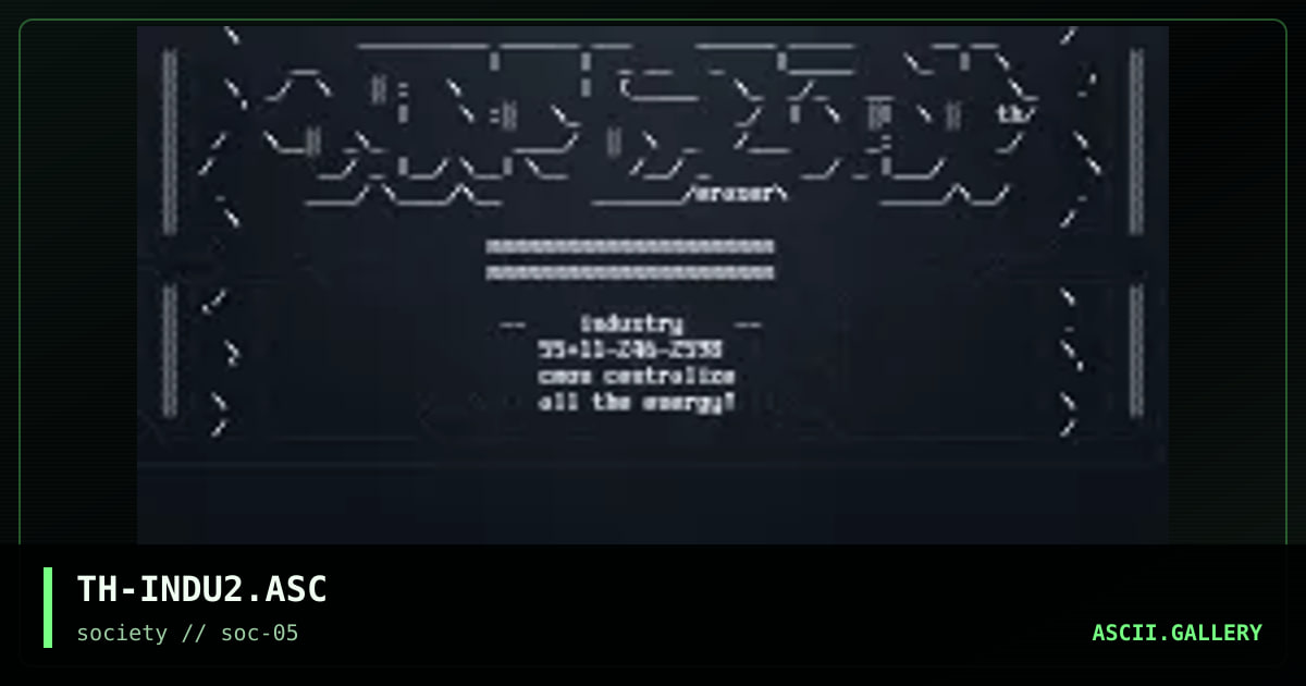 TH-INDU2.ASC, by eraser, 1998