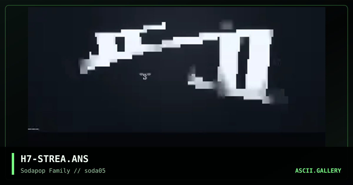 s(tream), by h7, 1999