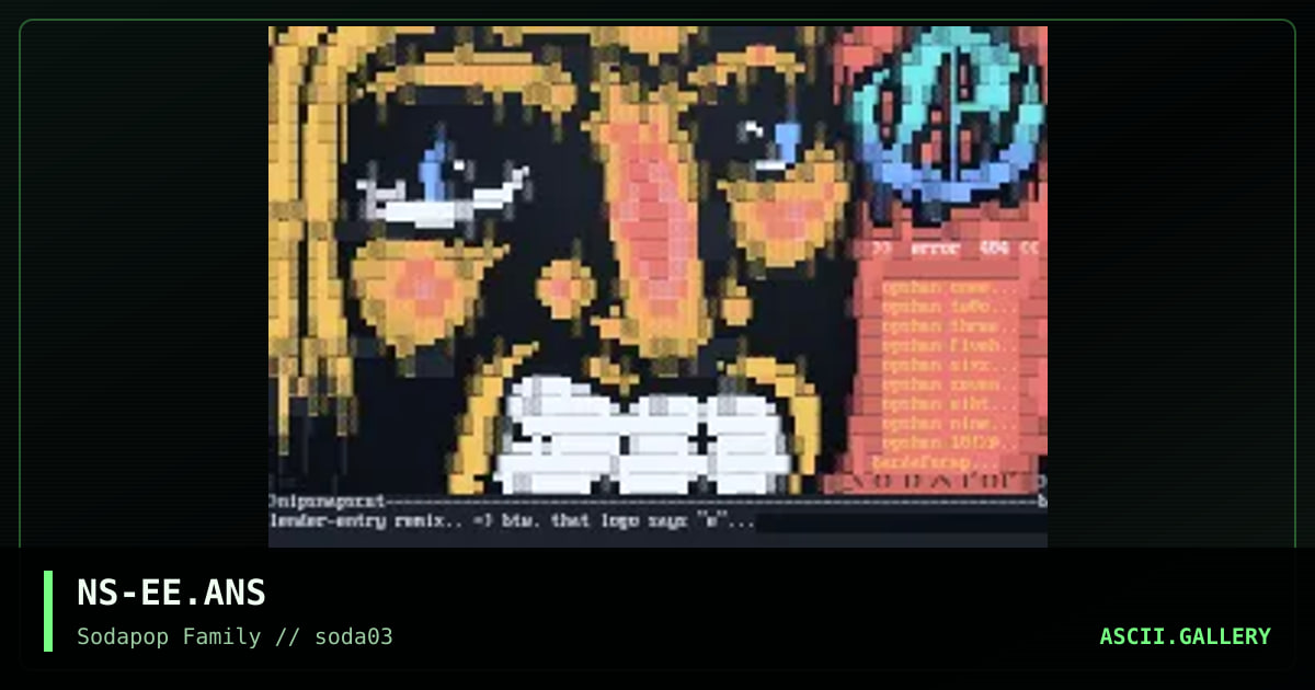 NS-EE.ANS, by ansichrist, 1999