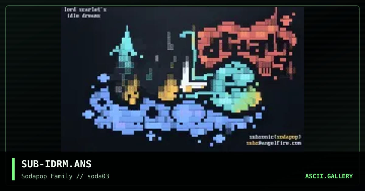 idler's dream, by subsonic, 1999