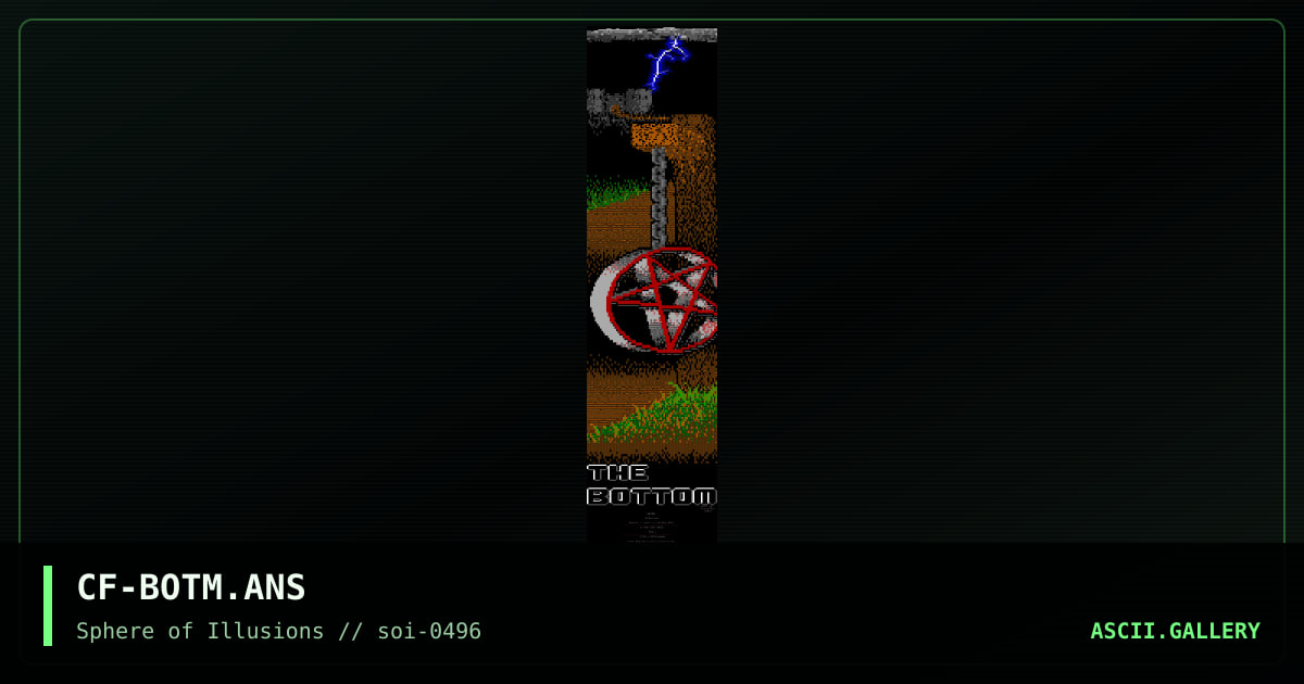 The Bottom, by courtfool, 1996
