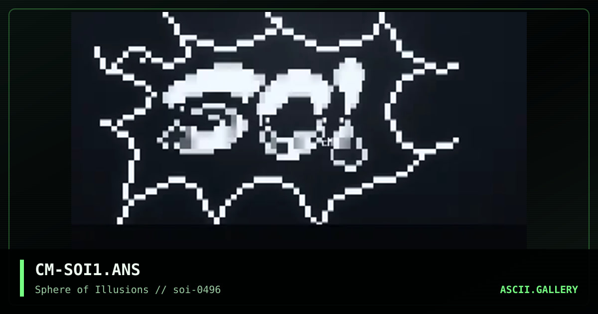 SOi logo, by computer man, 1996
