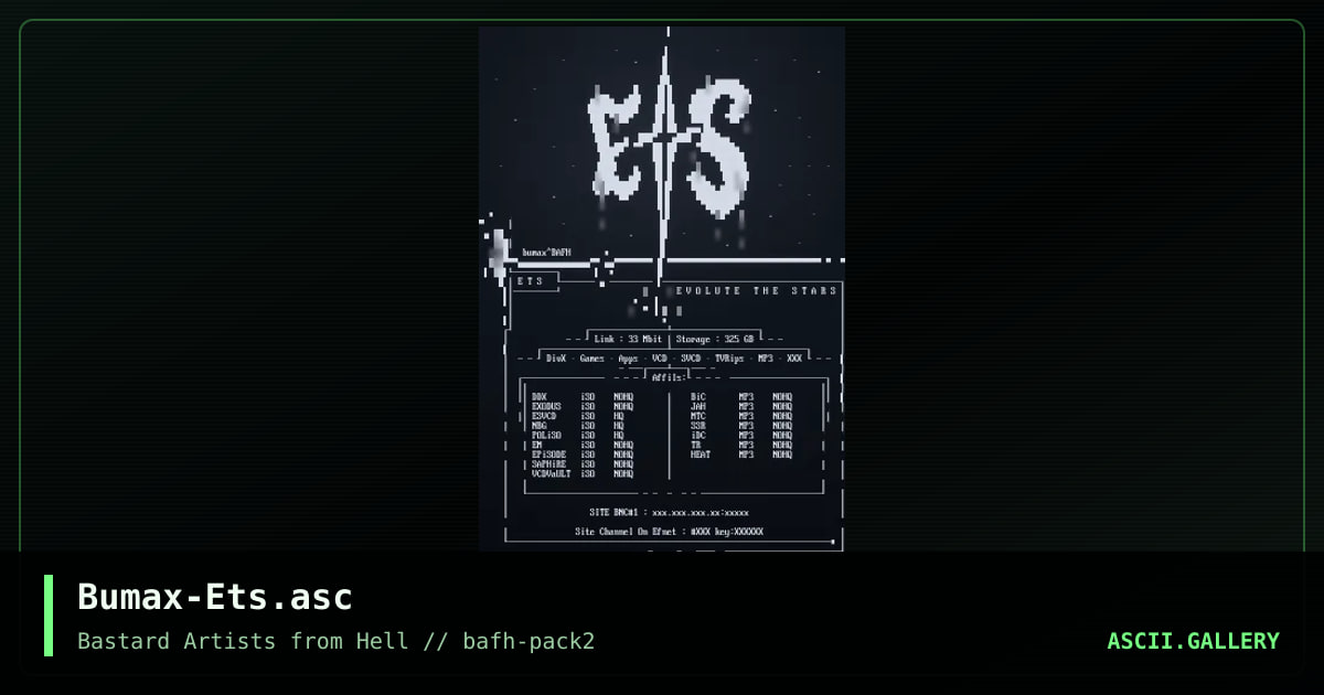 Bumax-Ets.asc, by bumax, 2001