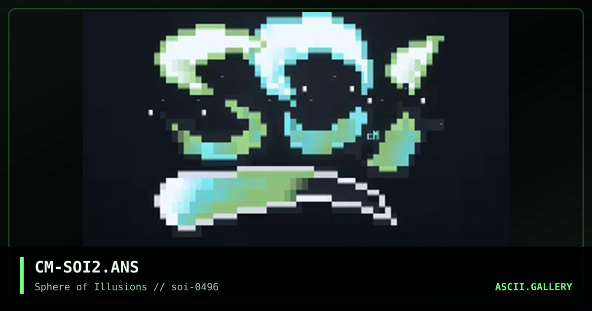 SOi Logo, by computer man, 1996