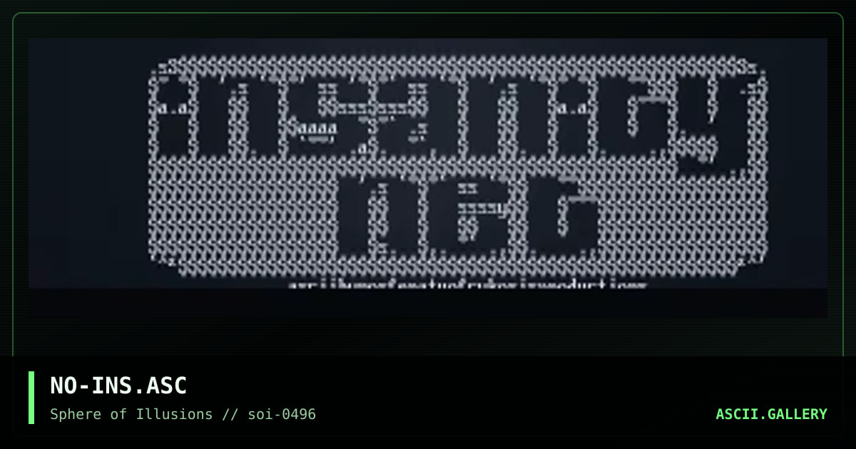 Insanity Net Plug, by nosferatu, 1996