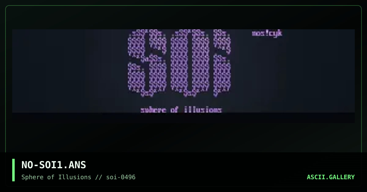 soi plug #1, by nosferatu, 1996