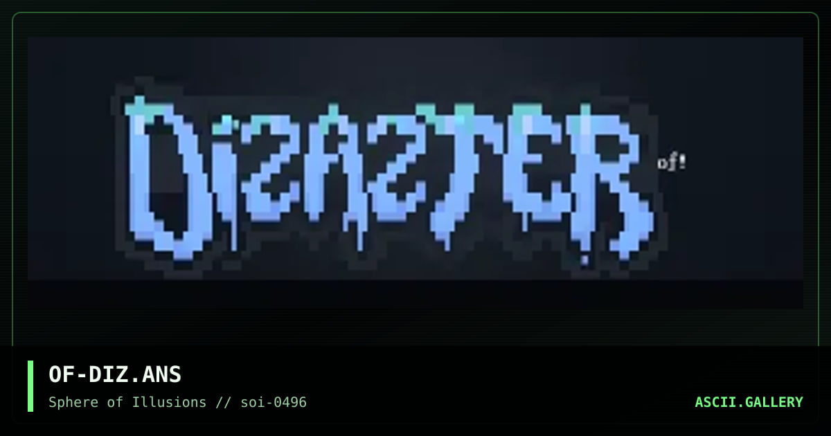 Dizazter, by openface, 1996