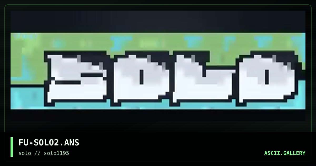 solo, by fury, 1995
