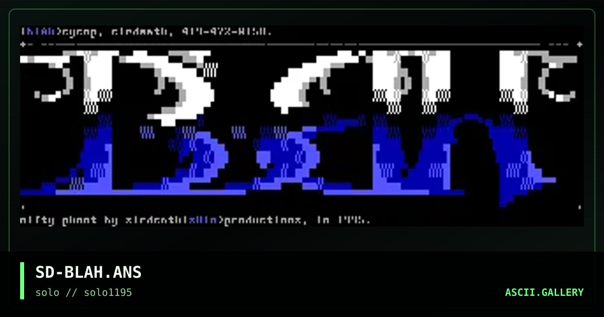 blah, that crazy place., by sirdeath, 1995