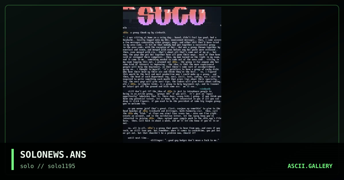 SOLONEWS.ANS, by untagged, 1995
