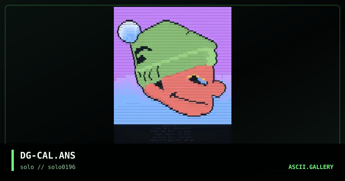 DG-CAL.ANS, by dillinger, 1996