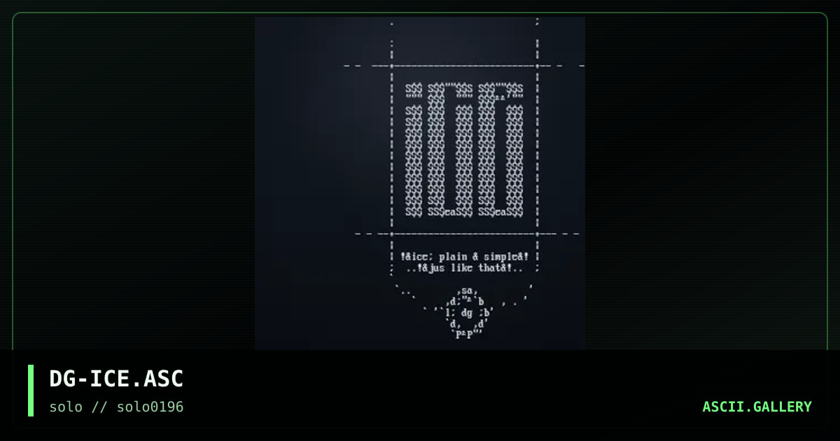DG-ICE.ASC, by dillinger, 1996