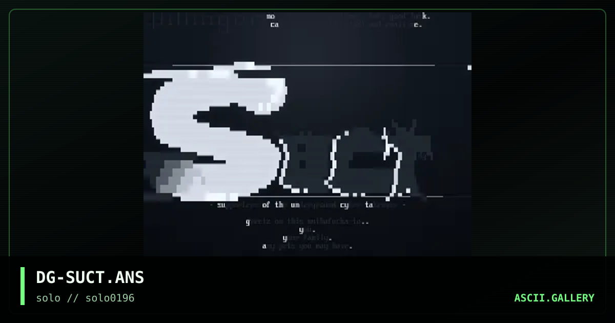 DG-SUCT.ANS, by dillinger, 1996