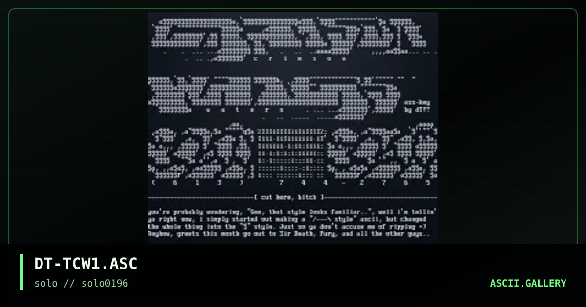 DT-TCW1.ASC, by defiant, 1996