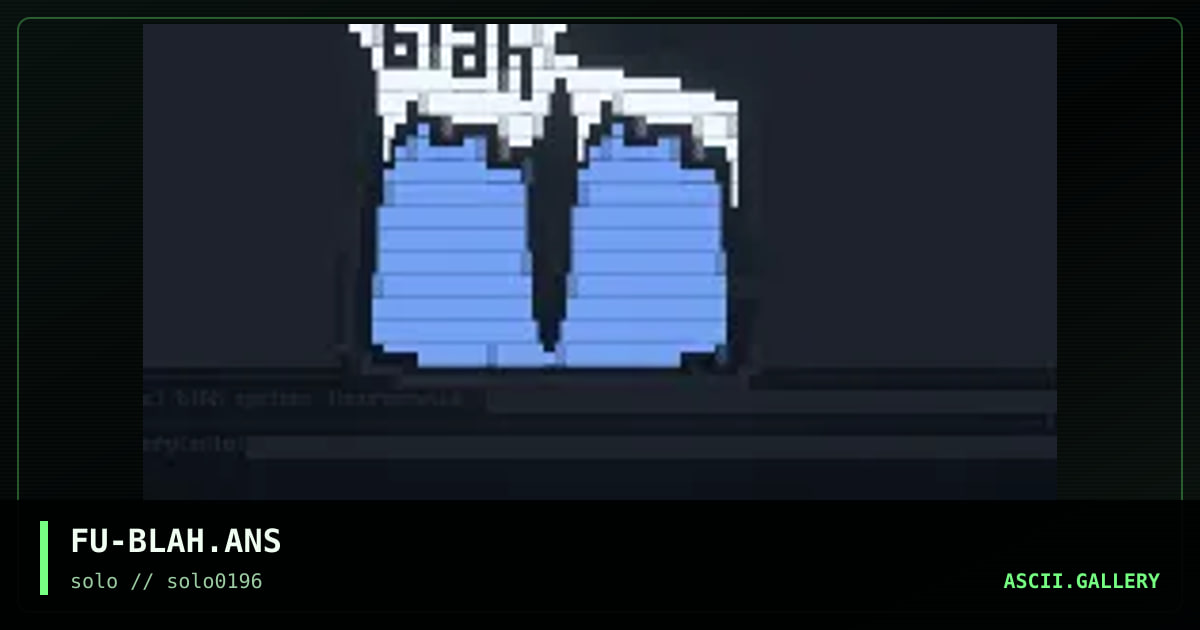 FU-BLAH.ANS, by fury, 1996