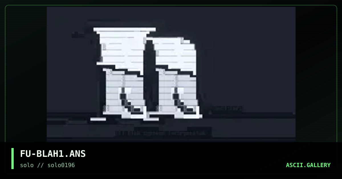 FU-BLAH1.ANS, by fury, 1996