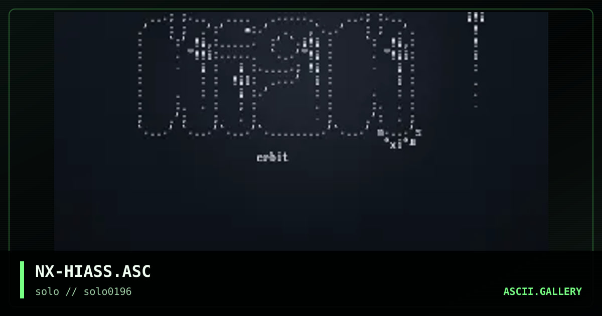 NX-HIASS.ASC, by noxious, 1996