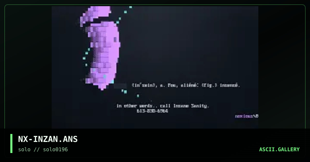 NX-INZAN.ANS, by noxious, 1996
