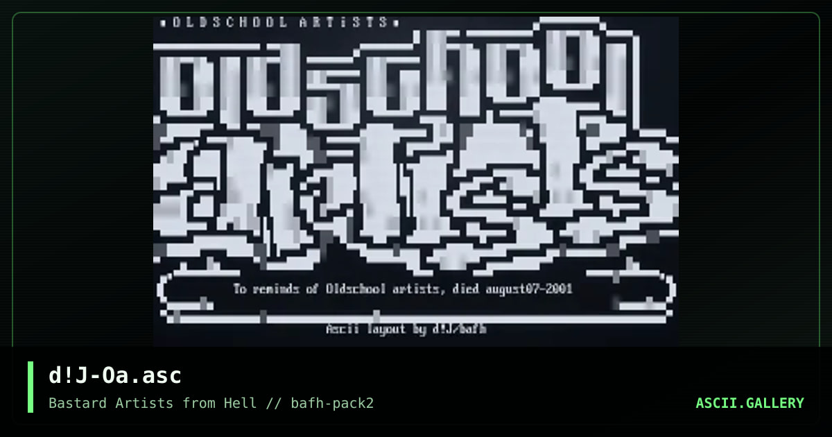 d!J-Oa.asc, by docjones, 2001