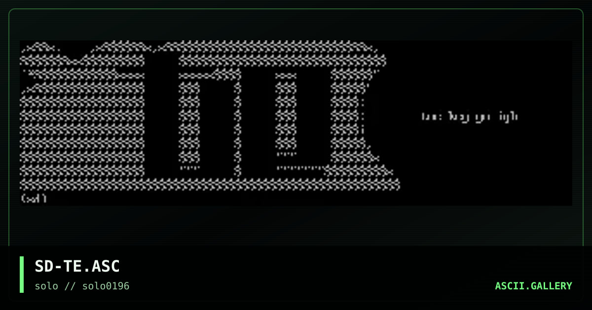 SD-TE.ASC, by sirdeath, 1996