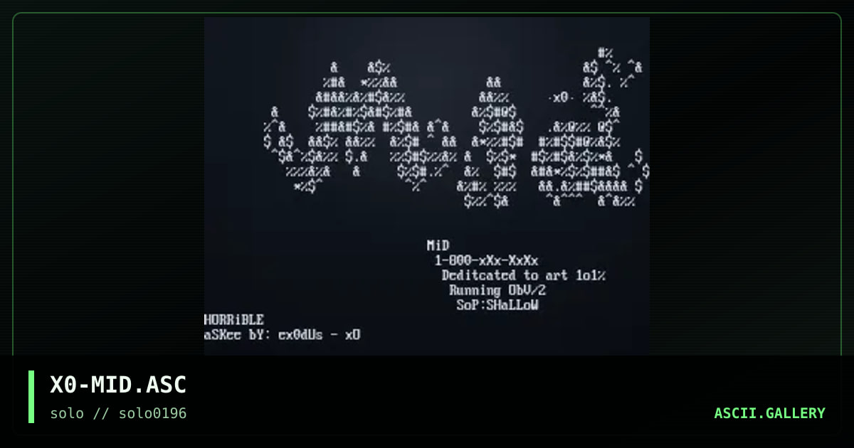 X0-MID.ASC, by exodus-solo, 1996