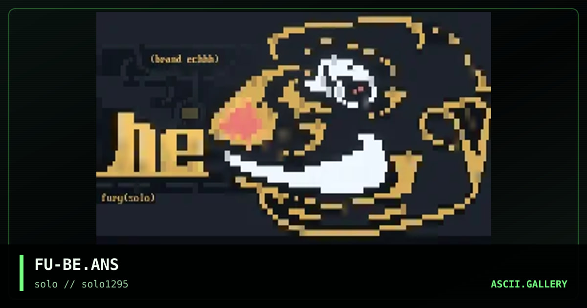 FU-BE.ANS, by fury, 1995