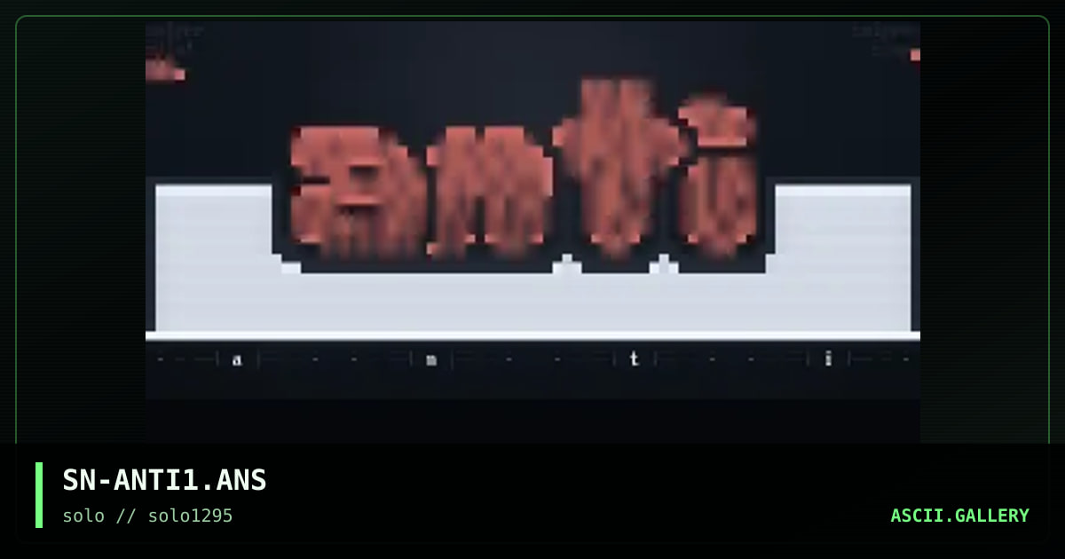 anti, by sniper, 1995