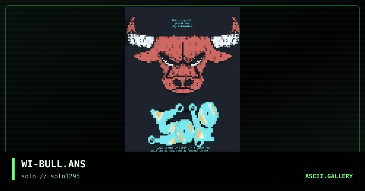 WI-BULL.ANS, by widowmaker, 1995
