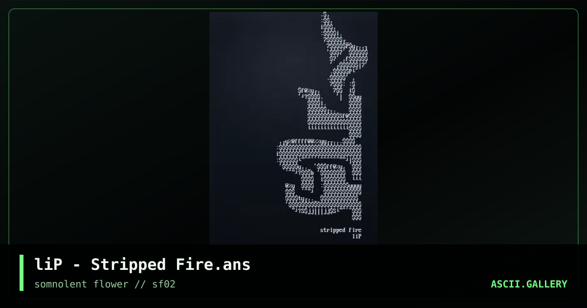 liP - Stripped Fire.ans, by untagged, 2002