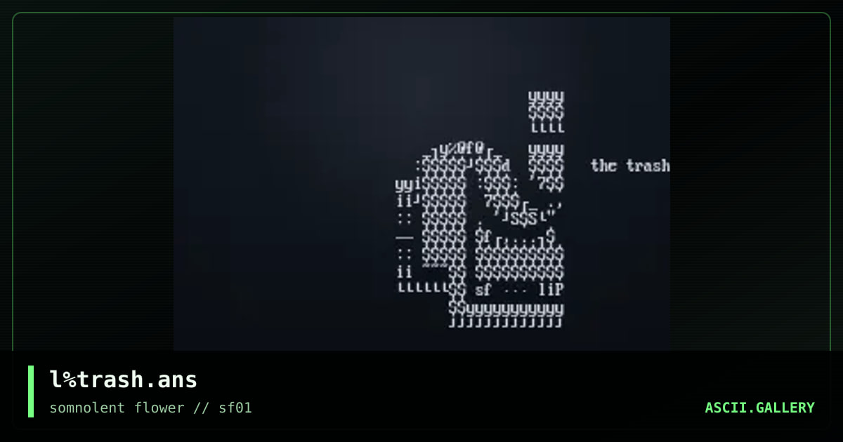 l%trash.ans, by untagged, 2002