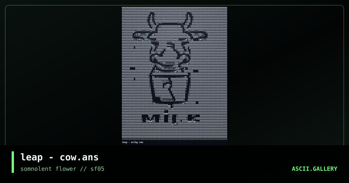 leap - cow.ans, by untagged, 2003