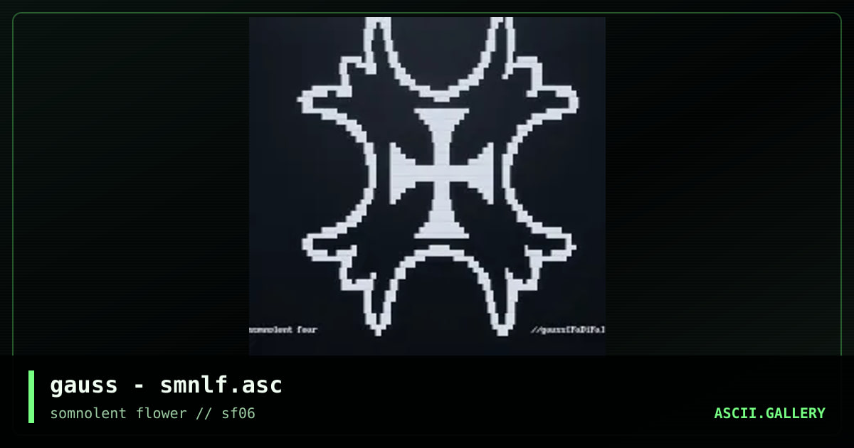 gauss - smnlf.asc, by untagged, 2003