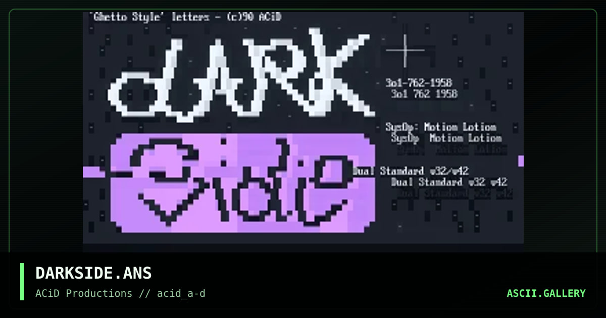 DARKSIDE.ANS, by radman, 1990