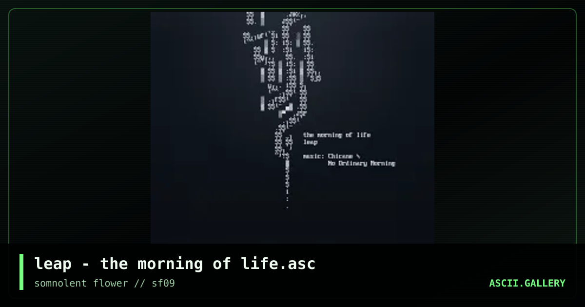 leap - the morning of life.asc, by leap, 2003