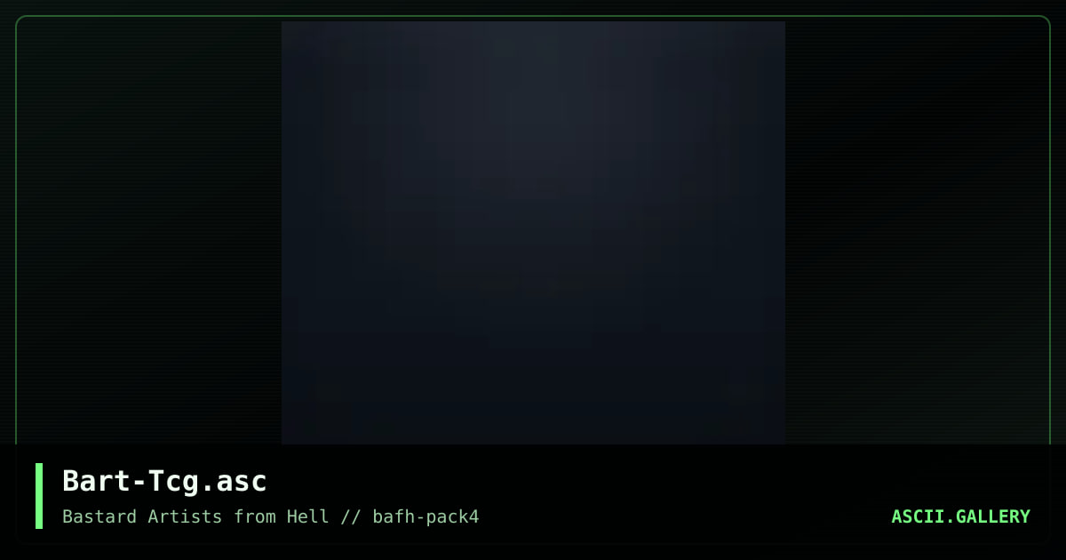 Bart-Tcg.asc, by bart, 2002