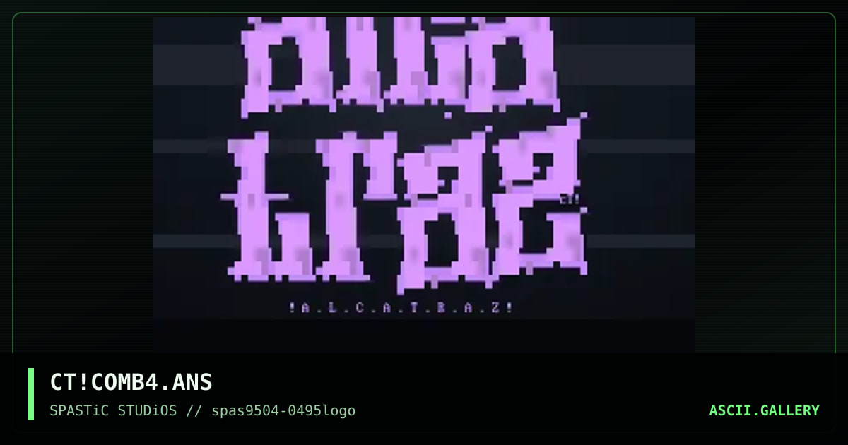 Logo Combo 4, by corruption, 1995