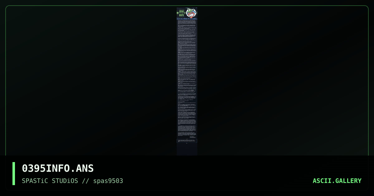 Spastic Information File, by azrael, 1995