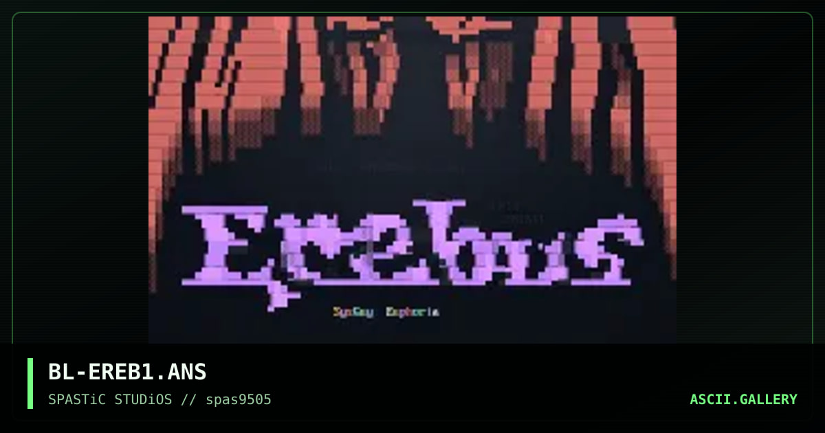 Erebus, by black lightning, 1995