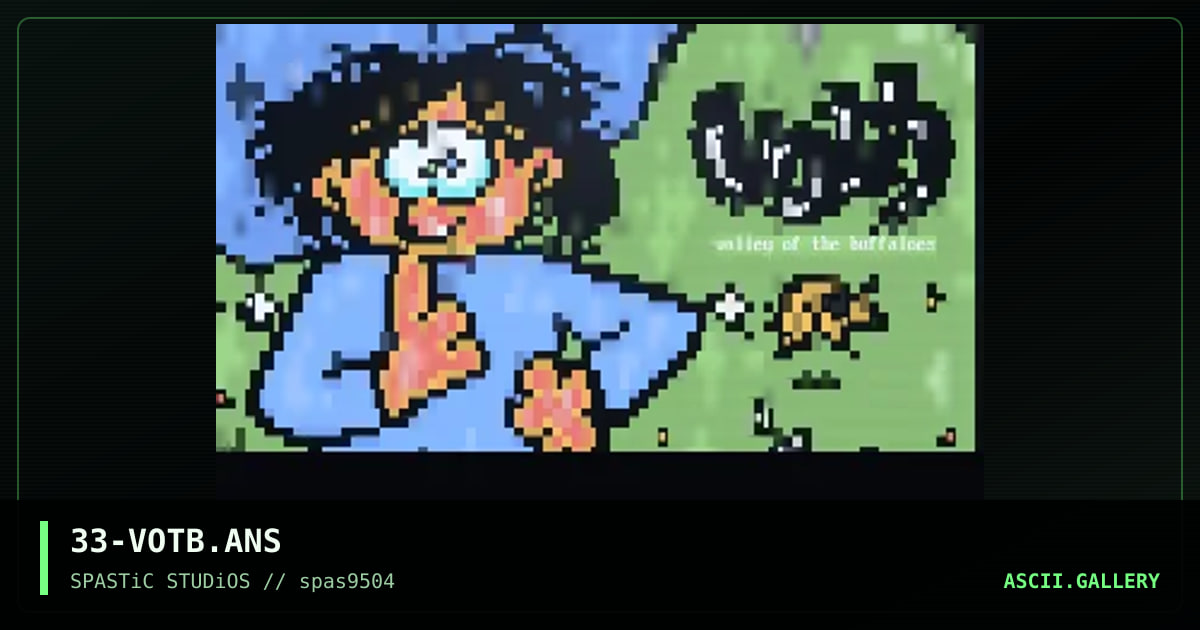 Valley of the Buffalos, by eerie, 1995
