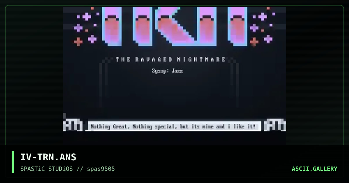 The Ravaged Nightmare, by inner vision, 1995